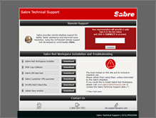 Tablet Screenshot of myhelp.sabre.com